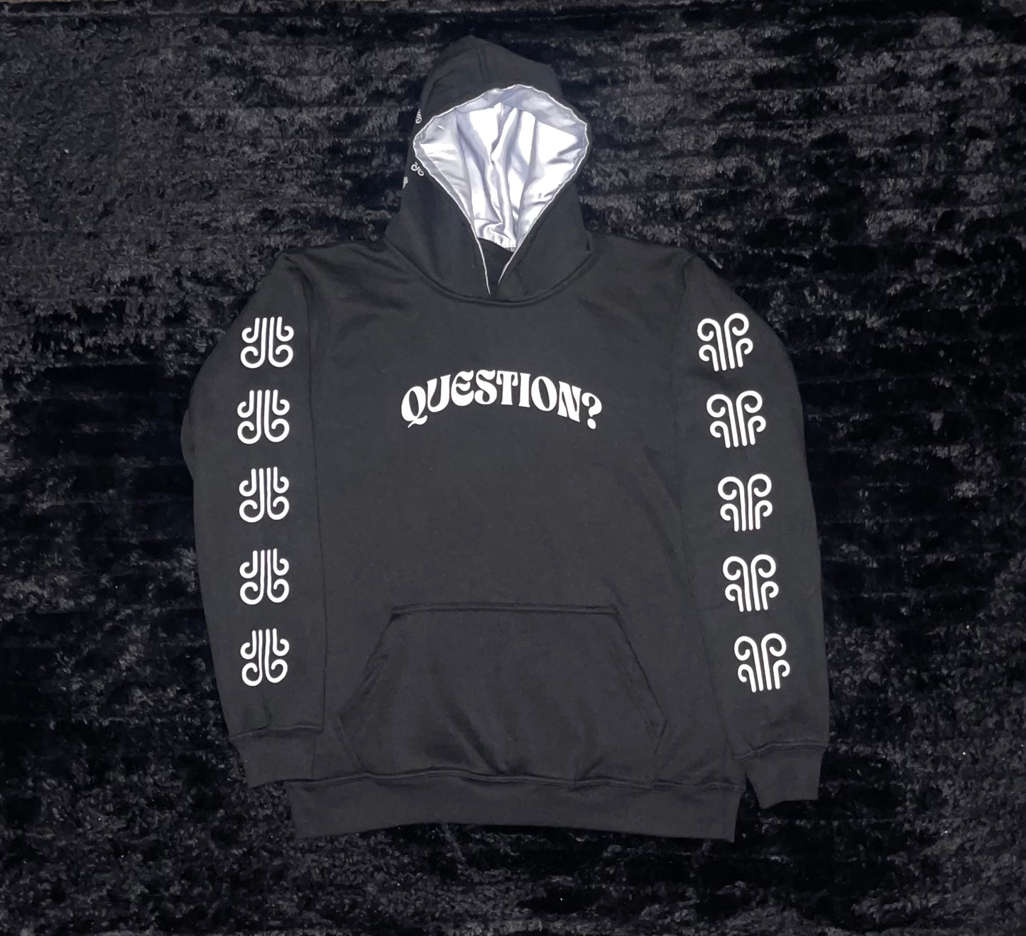 Question? Satin-Hoodie