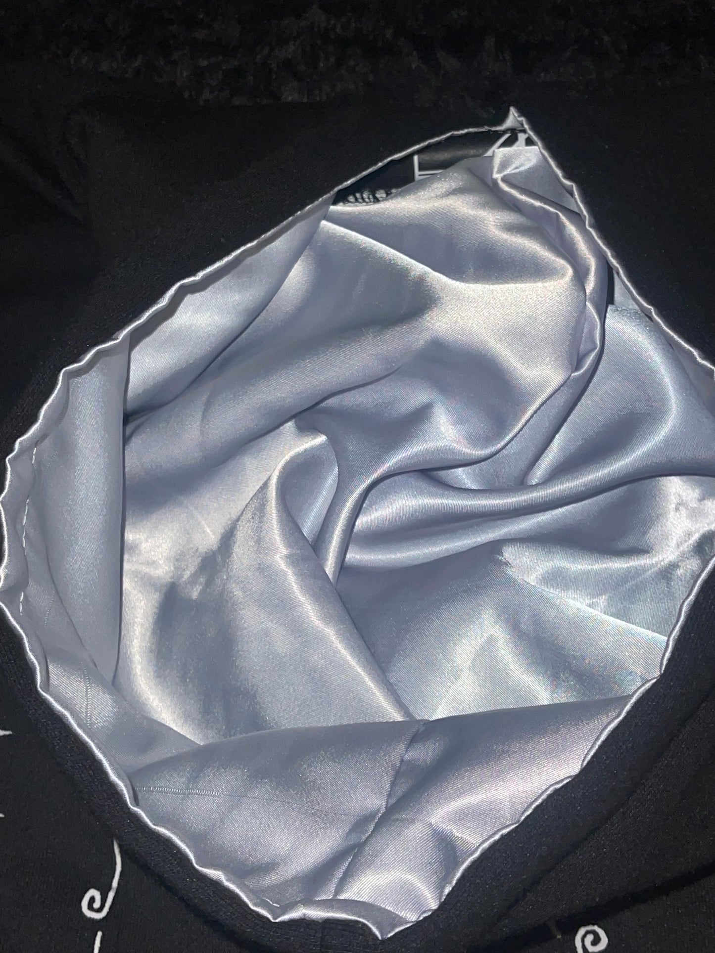 Question? Satin-Hoodie
