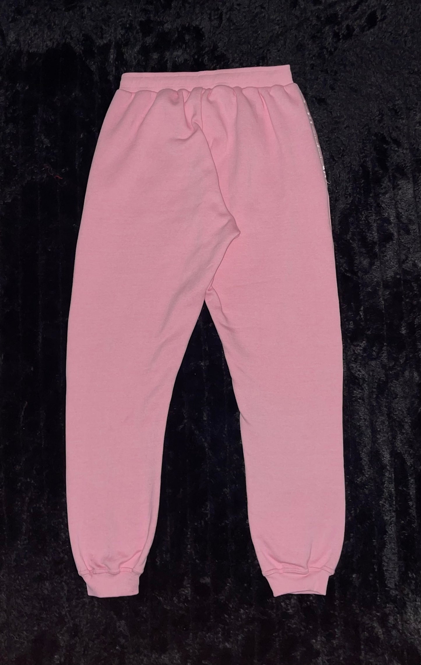 Yeshua Pink Satin-Sweatpants