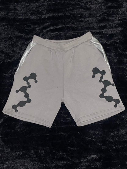 Amorphous Clay Satin-Shorts