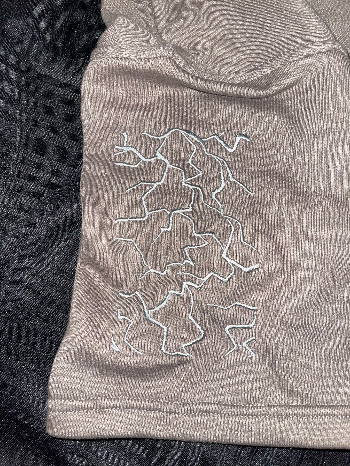 Oversized Gray Kintsugi Shirt