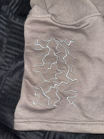 Oversized Gray Kintsugi Shirt