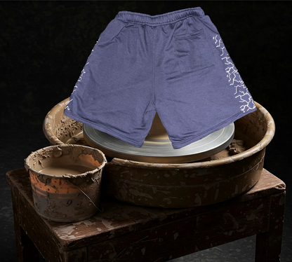 Oversized Navy Blue Shorts